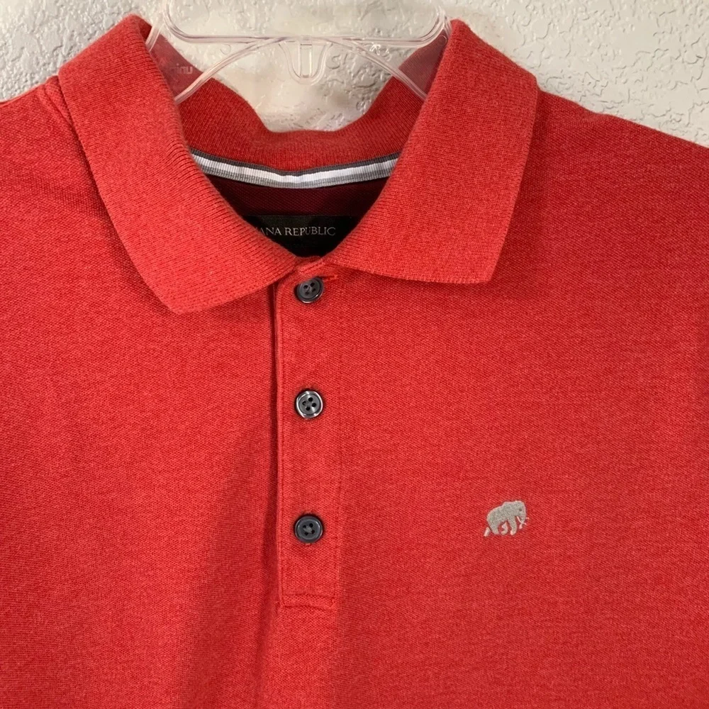 Banana Republic Classic Short Sleeve Shirt Sz L
